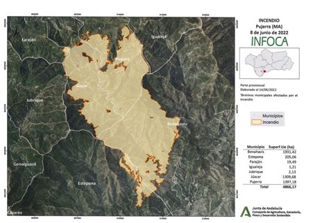 El Incendio De Pujerra Que Est Controlado Recorre M S De