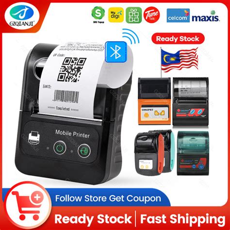 GZQIANJI SRS TOPUP 58mm Bluetooth Wireless Receipt Printer Android Ios