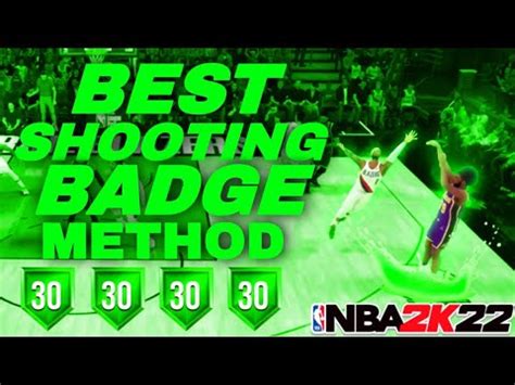 How To Get SHOOTING BADGES FAST On NBA 2K22 Best Shooting Badge Method