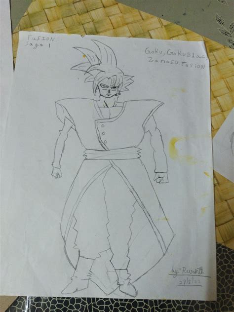 Zamasu Goku Black fusion by chaossensi on DeviantArt