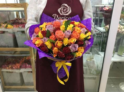 Букет из кенийских роз - 62 фото