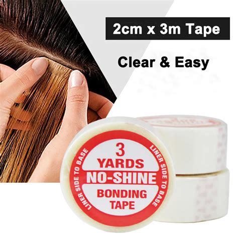 2 Roll 2cmX3m Super Hair Tape Double Sided Adhesive Tape For Hair