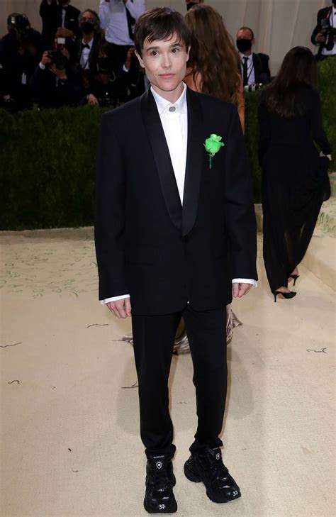 Met Gala 2021: Elliot Page Walks 1st Red Carpet Since Transition | Us ...