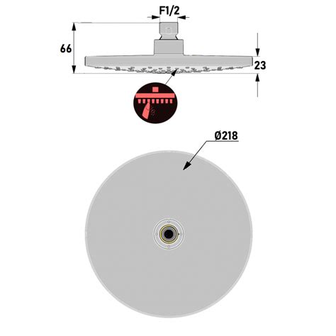 Pomme De T Te Ronde Mm Abs Anticalcaire Chrome Rocr Abs P