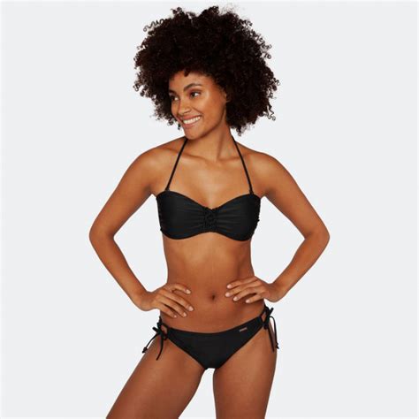 Protest Soledo Bandeau Bikini True Black