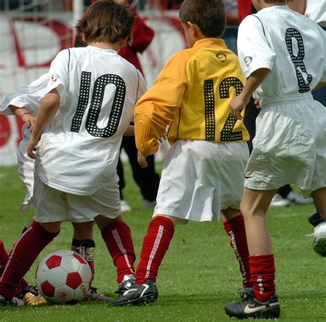 I Genitori Sugli Spalti Si Pestano Bambini In Lacrime Sul Campo