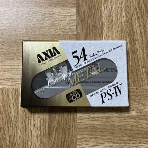 Yahooオークション Axia アクシア Ps Ⅳ 54分metal メタルカセットテ