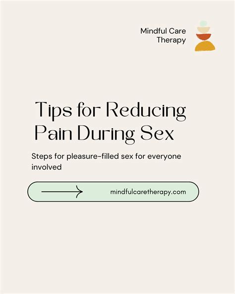 Tips For Reducing Pain During Sex — Mindful Care Therapy And Consultation