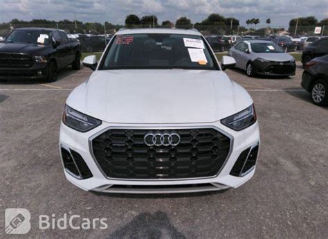 2022 Audi Q5 S Line Premium WA1GAAFY7N2073046 Bid History BidCars