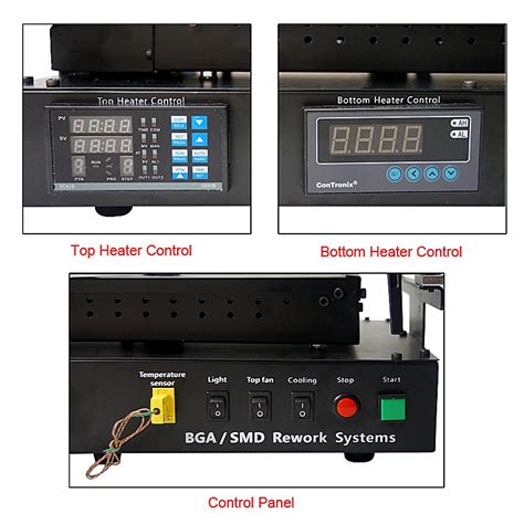 LY IR8500 Dark infrared 2 stages BGA Rework Station upgraded on IR-PRO ...