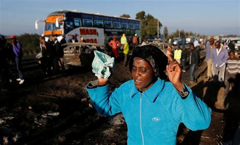 39 Dead As Truck Rams Into Vehicles On Kenya Road Cbc News