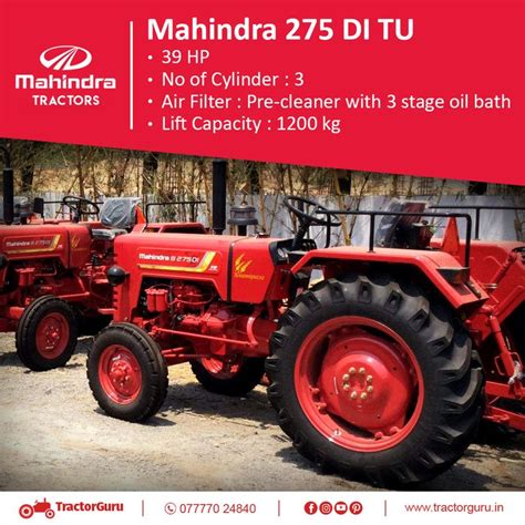 Mahindra 275 DI TU Tractors Tractor Price Mahindra Tractor