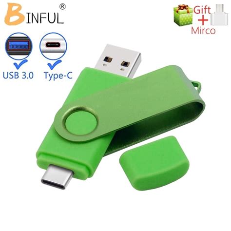 Capacity Binful Usb Type C Usb Flash Drive Otg Pen Drive Gb