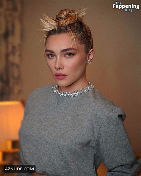Florence Pugh Sexy Shows Off Her Hot Underwear At The Valentino Fashion Show In Paris AZNude