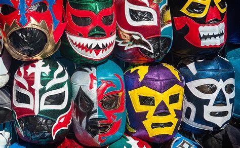 Mexican Wrestler Masks Photograph by Sandy Scharmer