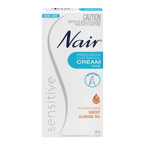 Nair Sensitive Precision Hair Removal Cream Face 20g Health Chemist Nz Online Pharmacy