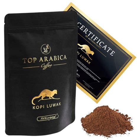 Kawa Kopi Luwak Mielona Niska Cena Na Allegro Pl