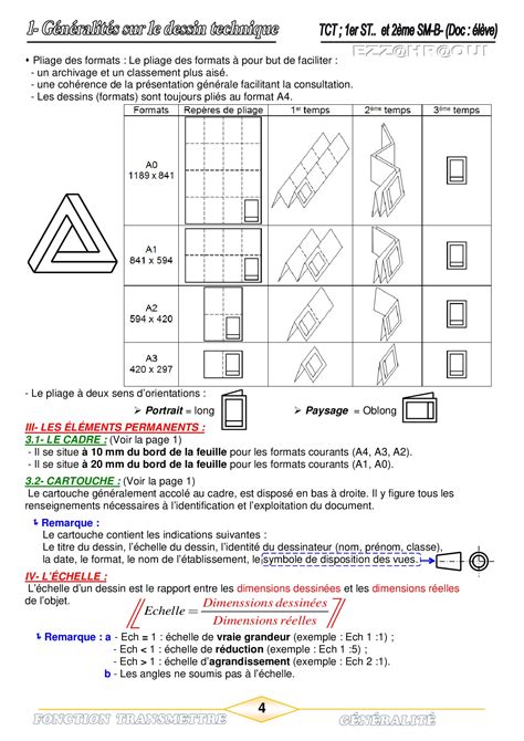 Généralités Sur Le Dessin Technique Alloschool