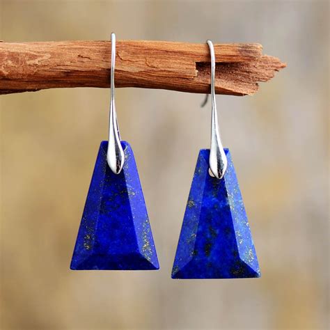 Boucles D Oreilles En Lapis Lazuli Yogazen