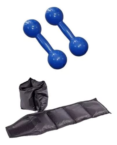 Kit Treino Halter Emborrachado Kg Caneleira Kg Mercadolivre