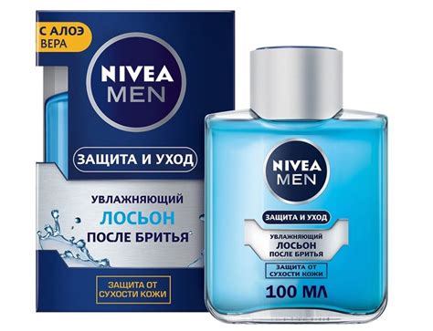 Лосьон после бритья NIVEA Защита и уход, увлажняющий, с алоэ вера ...