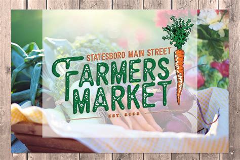 Statesboro Main Street Farmers Market Opening Day April Allongeorgia