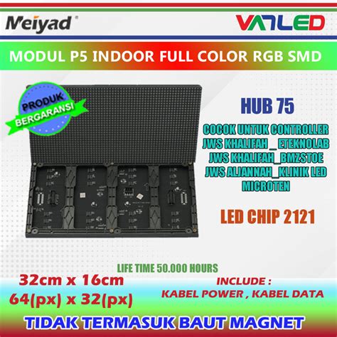 LED PANEL MODUL MODUL P5 RGB SMD FULL COLOR INDOOR MEIYAD VANLED NET