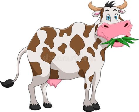 Cow Eating Grass Stock Illustrations 1 300 Cow Eating Grass Stock Illustrations Vectors