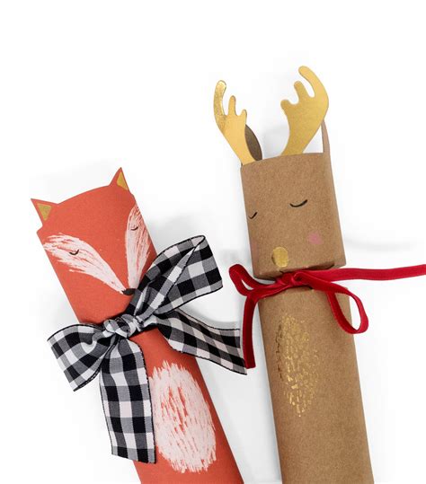 Meri Meri Multi Woodland Creature Christmas Crackers Set Of 6