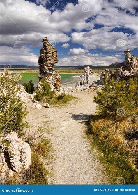 Mono Lake, Tufa Spires, California Stock Image - Image of park, rocks ...