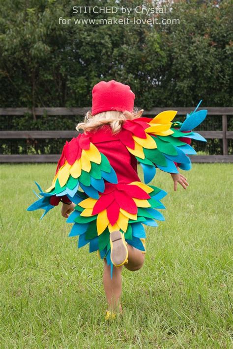 Parrot Costume Diy How To Make A Homemade Parrot Costume With Wings