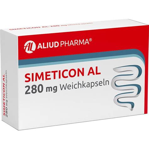 Simeticon AL 280 mg Weichkapseln bei Blähungen 32 St - Shop Apotheke