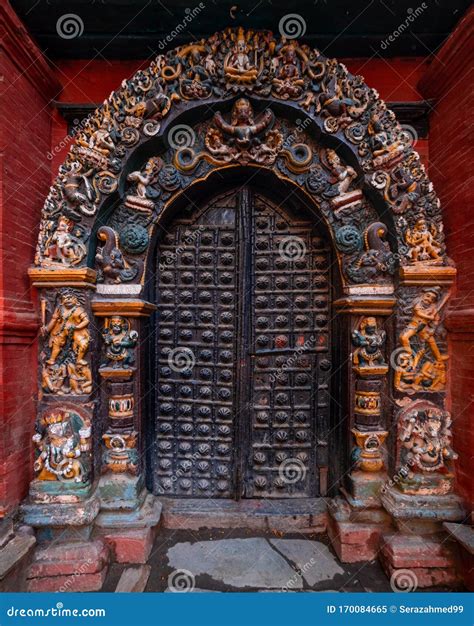 The Sculptures On The Hindu Temple Stock Photo Cartoondealer