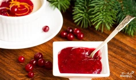 Клюквенный конфитюр - пошаговый рецепт с фото на Повар.ру