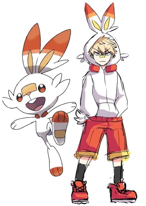 Scorbunny Tumblr Pokemon Crossover Anime Anime Crossover