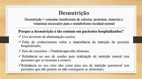 Nutri O Em Pacientes Cr Ticos Ppt Carregar