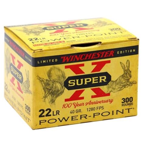 Winchester Super X Power Point 22 Long Rifle 40 Grain Round Nose 300