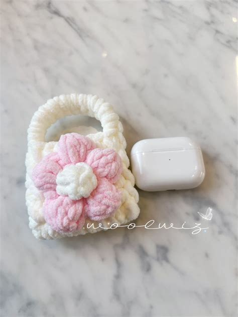 AirPod Case Cute Handmade Crochet Lover Knitting Earpod Case Headphone