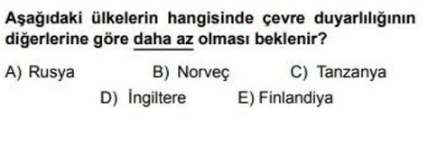 12 Sınıf Coğrafya Doğal Mirasın Korunması ve Çevre Bilinci Testi Çöz