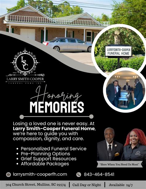 Services and Contact Information for Larry Smith-Cooper Funeral Home 18
