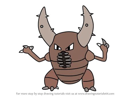 Learn How to Draw Pinsir from Pokemon GO (Pokemon GO) Step by Step : Drawing Tutorials