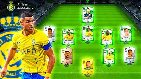 Al Nassr Best Special Squad Builder Ronaldo Mane Fofana FC