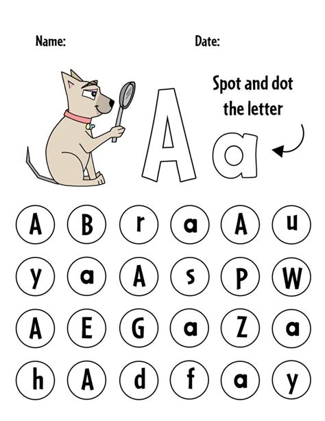 Letter Recognition Worksheets Worksheets Library