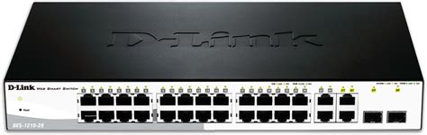 D-Link DES-1210-28 28-Port Fast Ethernet WebSmart Switch, including 2 ...