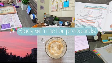 Study With Me For Preboards Study Vlog Grade 12 YouTube