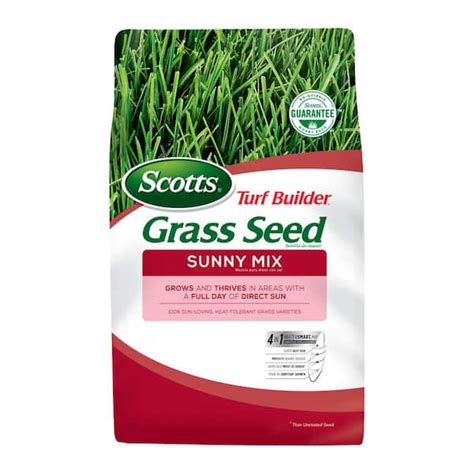 Scotts Turf Builder Lbs Grass Seed Sunny Mix Grows And Thrives In