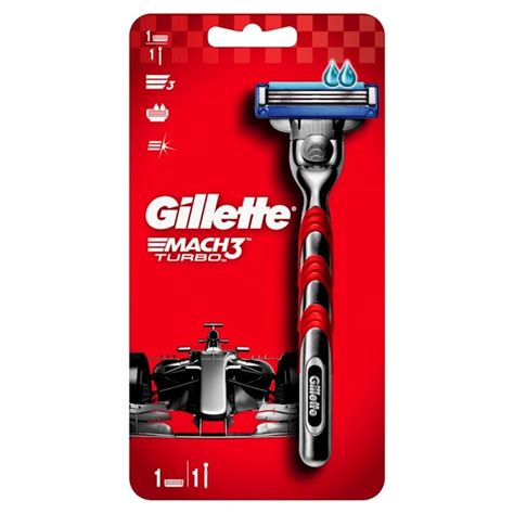 Станок для бритья мужской Gillette Mach3 Turbo с 1 сменной кассетой ...