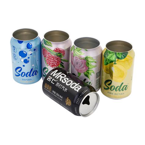 Wholesale Aluminum Slim Soda Cans 330 Easy Open Tin 2 Piece 330ml