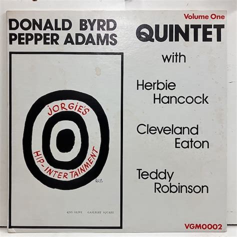 Yahoo Lp Donald Byrd Pepper Adams Quintet Jo