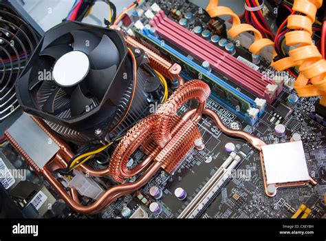 Inside Of Computer Cpu Hi Res Stock Photography And Images Alamy